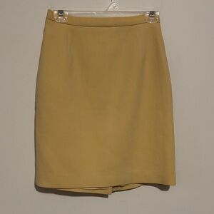 Oscar de la Renta Elegant Butter Yellow Women's Skirt